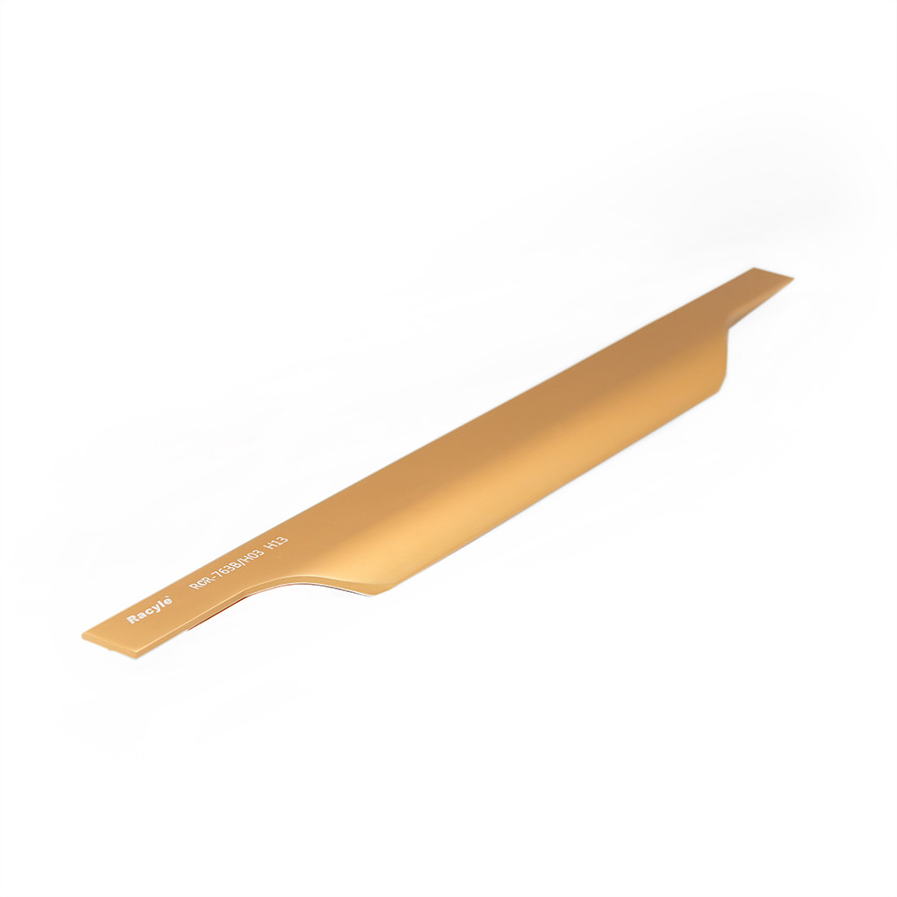 China 150mm Golden Pull Aluminium Drawer Handles For Furniture Hardware wholesale