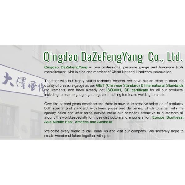 60mm Hydraulic Jack Pressure Gauge Manometer With Back Flange