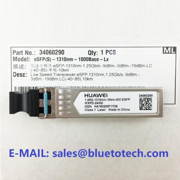 34060290 Huawei ESFP(S) 1310nm 1000Base - Lx SM 10km Optical Transceiver ESFP 1310nm 1.25Gb/S LC