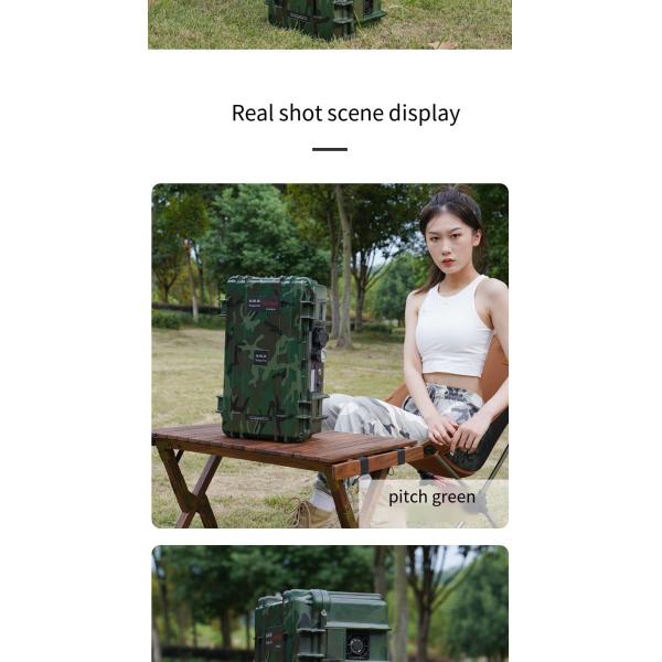 500W Solar Home Energy Storage Power Station Outdoor Portable Mobile Emergency Power Box