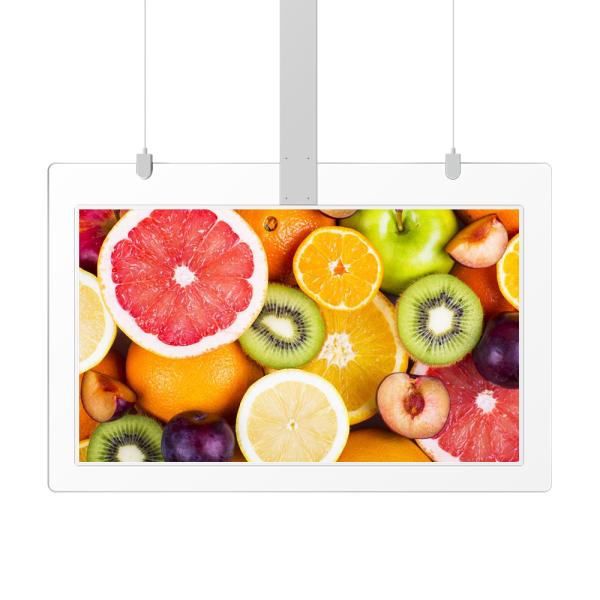 Ultra Slim 55inch Transparent Advertising Display Double Sided OLED Wall Mounted Kiosk