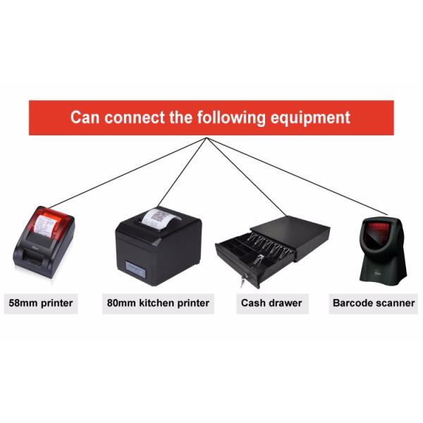 VFD Customer Display 15 Inch POS Terminal with 80mm Printer and i5 All-in-One PC