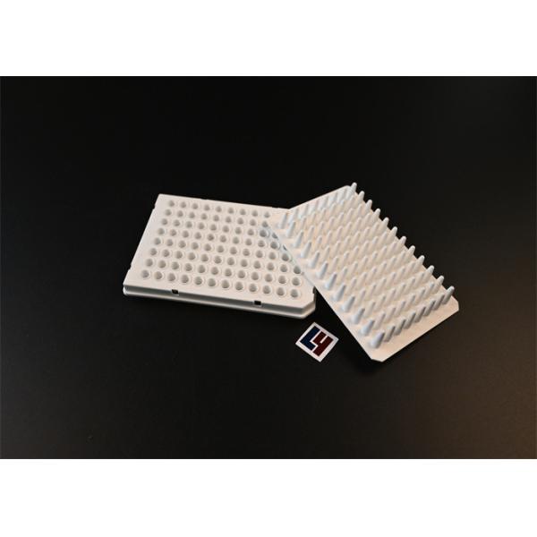 PCR plate semi-skirted, PCR plate manufacturer, Lingyao OEM manufacturer, medical injection products