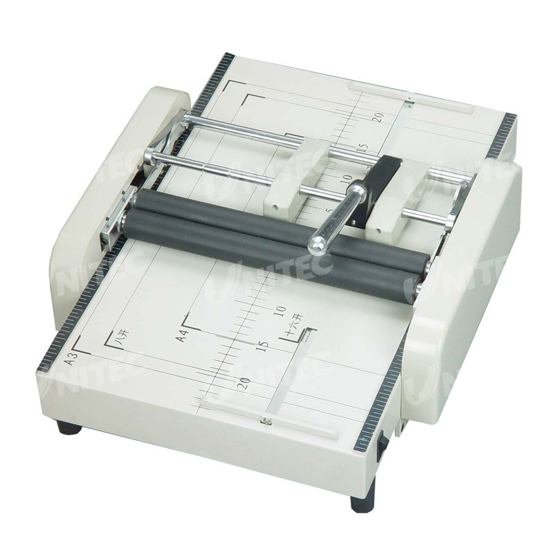China HD-ZY1 70Gsm Paper Booklet Maker , Manual Free Pamphlet Maker wholesale
