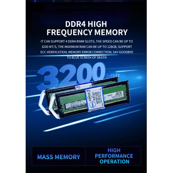 Intel Xeon 3204 CPU Poweredge T640 Server Dell Oem Servers 16gb Memory 1TB