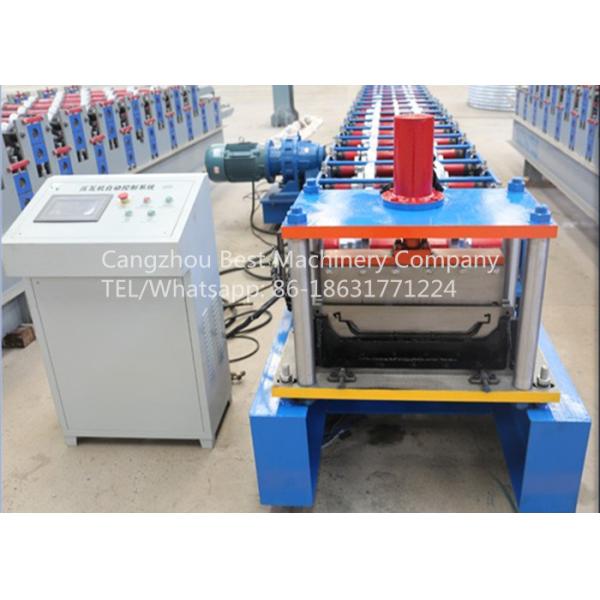 Strip Roofing Sheet 620mm Self Lock Profile Roll Forming Machine With Seaming Machine