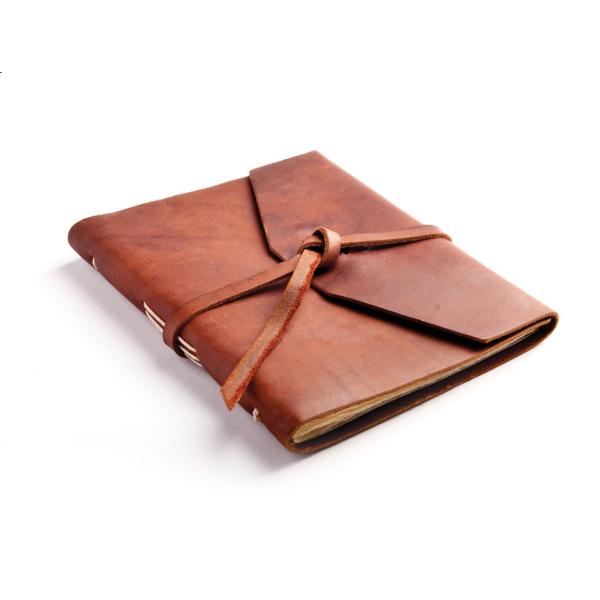 Women Personalised Leather Travel Journal Unlined Paper Size 7 X 5 Inches