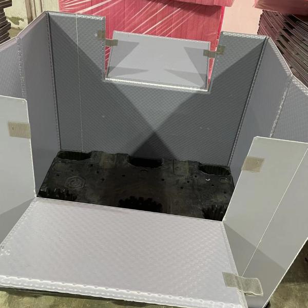 6-12mm Thickness Plastic Crate Making Machine For Recyclable Plastic Boxes Honeycomb Panels