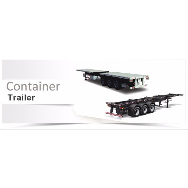Fully Welded Chassis 3 Axles 45ft 40tons Flatbed Trailers for Flexible Cargo Delivery
