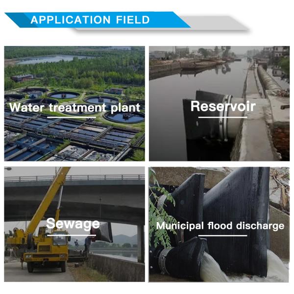 Clamp Type Rubber Duckbill Check Valve Dn150 EPDM For Seawater