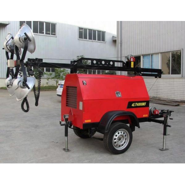 Kubota 300wX4 Portable Light Tower 7m Genset Lighting Tower