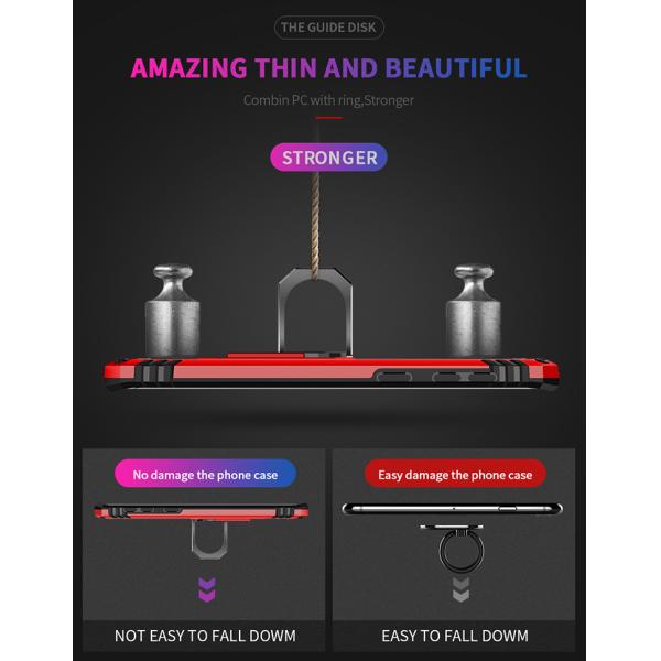 Safety Smartphone Protective Case Easy Carried Nose On Back Surface Soft Silicone Material