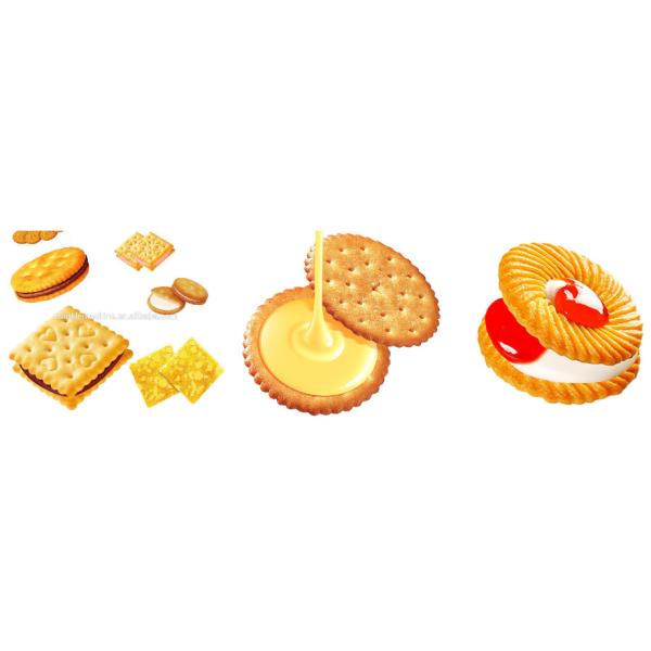 Automatic Biscuit Center Filling Cream Jam Sandwich Biscuit Making Machine