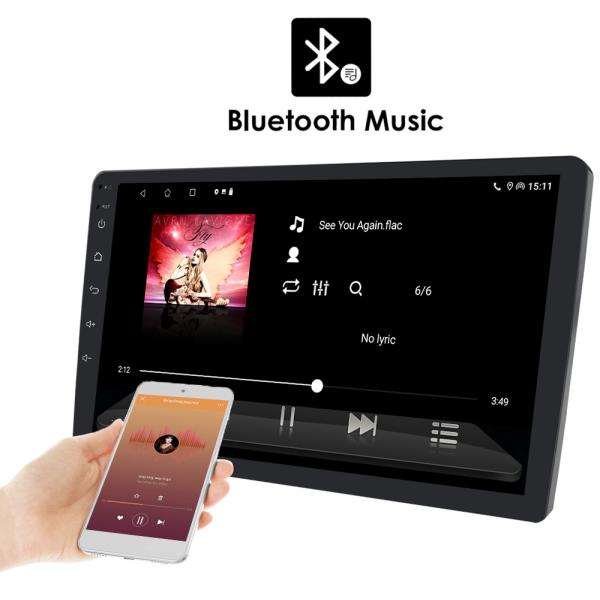 2DIN Car Radio with Android 9.0 GPS Navi and Apple Carplay Android Auto FM Autoradio