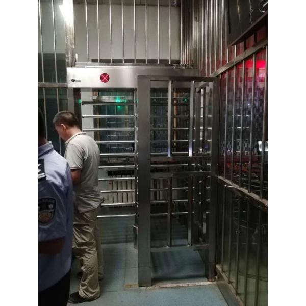 Fully Automatic Full Height Turnstile with 120 Degree Rotation and Brushless Motor for 30-40 People/Min