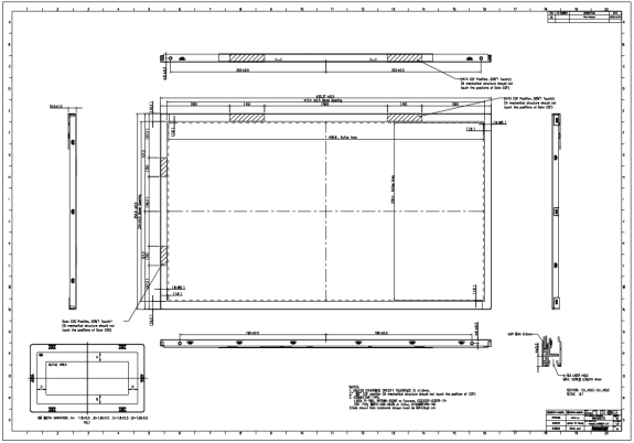 18.5 Inch 30 Pins IPS LCD Panel Screen With Normal LED LVDS WXGA 1366*768