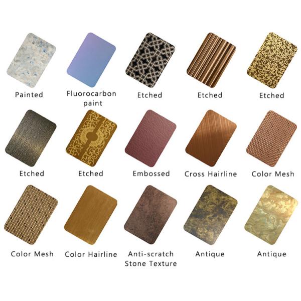 4x10 Decorative Stainless Steel Sheet Length 6000mm For Decorating Hotel Villa