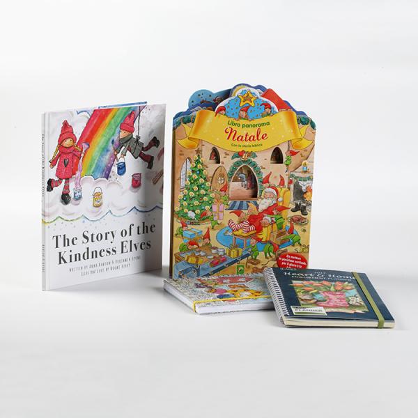 Soft Custom Printed Booklets Kids Hard Bookcover Eco Friendly Offset Printing Children Book