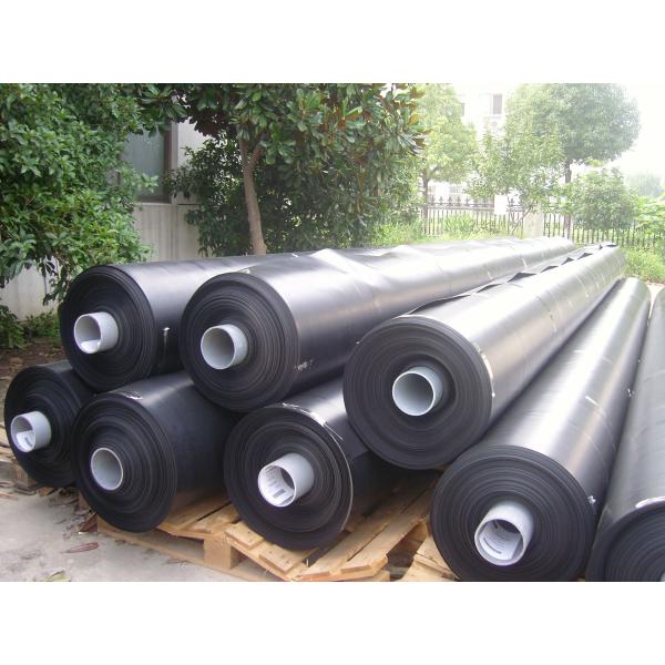 Anti Leakage HDPE Geomembrane Liner 2m 3m Width Black White