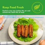 100% Compostable Kitchen Cling Wrap Biodegradable Corn PLA Food Film Roll With