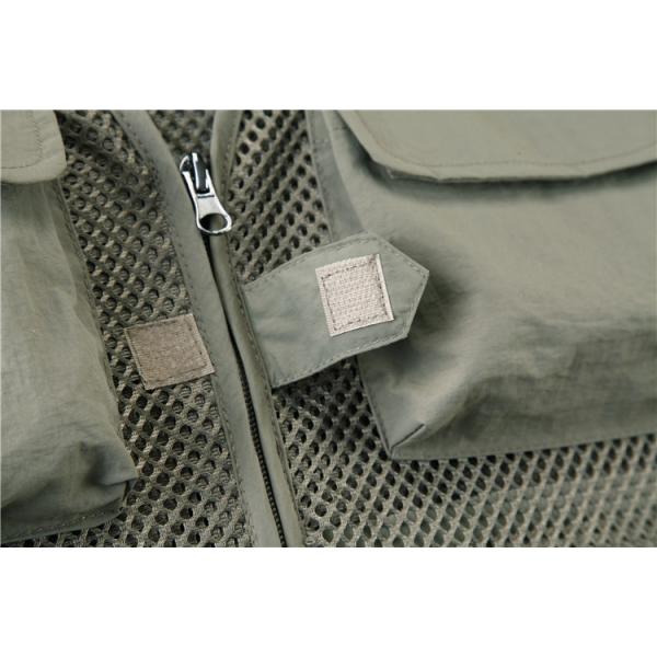 Summer Designer Casual Biker Multi-pocket Mesh Utility Breathable Sleeveless Fishing Plus Size Men's Vests & Waistcoats