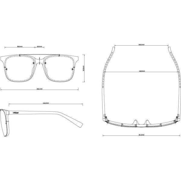 Antibacterial Men's Optical Glasses Swiss EMS TR90 Material Impact Resistance