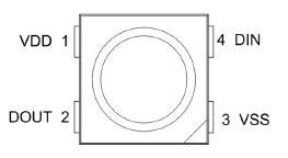 4 color dimming led strip sk6812rgbw
