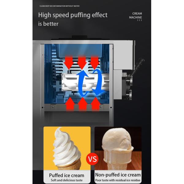 20L Each Hour Capacity Stainless Steel Ice Cream Machine