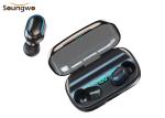 Sweat Proof Bluetooth Wireless Earbuds 1800mAh Rechargeable Charging Case TWS