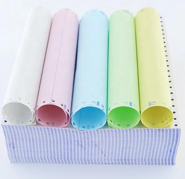 Business Shopping 48g50g55g 100% Original Wood Pulp Carbonless NCR Paper for Printing