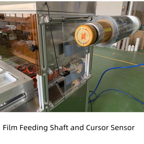 600Box/H Automatic MAP Machine Vacuum Tray Sealer Machine Pneumatic Packaging For Packaging Food In Container