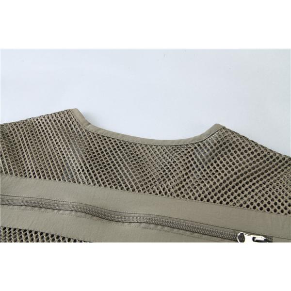 Summer Designer Casual Biker Multi-pocket Mesh Utility Breathable Sleeveless Fishing Plus Size Men's Vests & Waistcoats