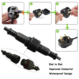 European cafe patio hanging outdoor waterproof globe led string lights with vintage edison bulbs