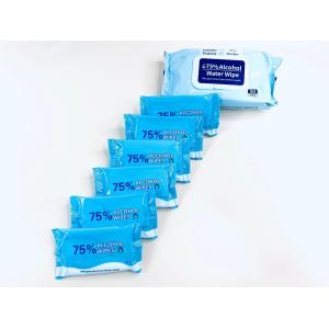 China Plain Spunlace 25cm 50pcs Disinfectant Wet Wipes wholesale