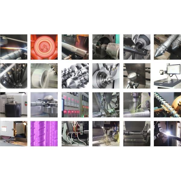 38CrMoAIA Extruder Screw Barrel For PP PET PE Extrusion Machine