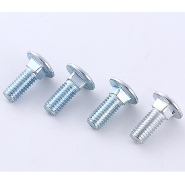 Hardened Steel Grade 8.8 10.9 Round Head Bolts Din 603 607 605 ASME M8 M14 M16 Bolt And Nut