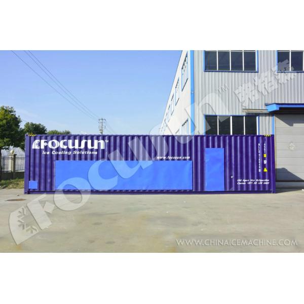 25tons Refrigeration Gas R404a/R22 Brine System Big Cube Ice Block Machine for Africa