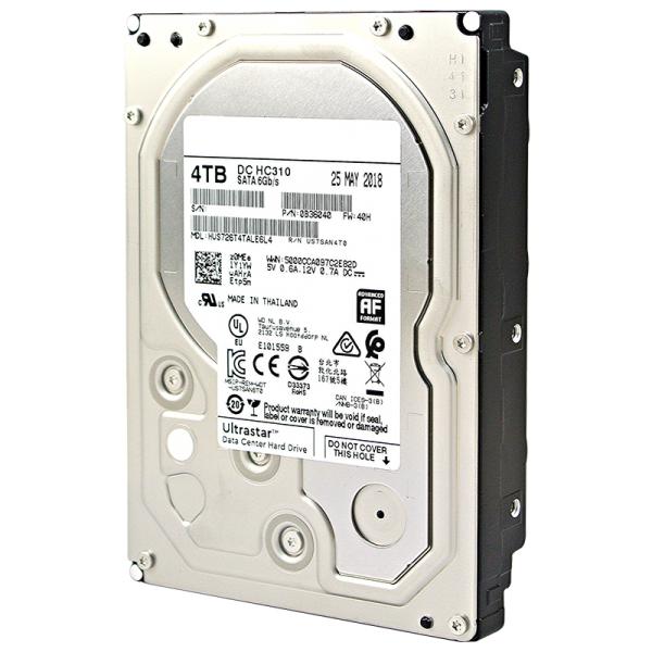 Western Digital WD 4TB 7.2K 256MB NAS HDD 4TB SATA 3.5inch HUS726T4TALE6L4