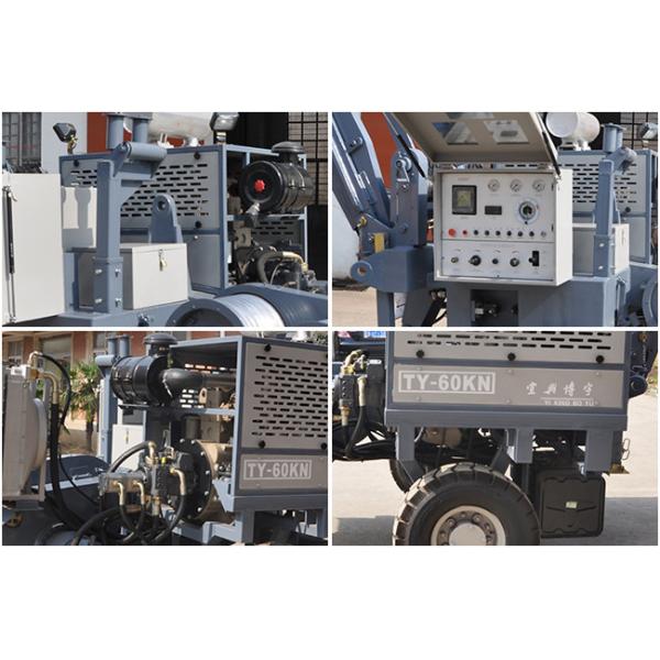 7 Groove Number 60kn Transmission Line Stringing Equipment Hydraulic Puller