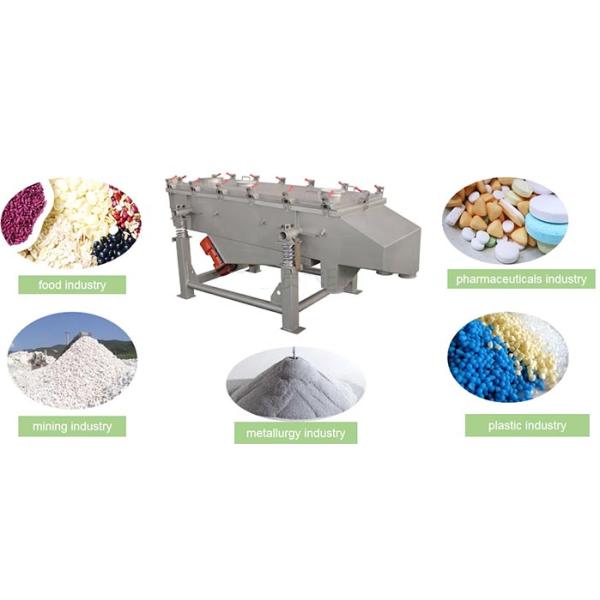 Precision Horizontal Lime Powder Linear Vibrating Sieve Machine