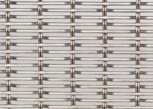China Rigid Stainless Steel Woven Lock Crimp Wire Mesh Stairs Railing OEM wholesale