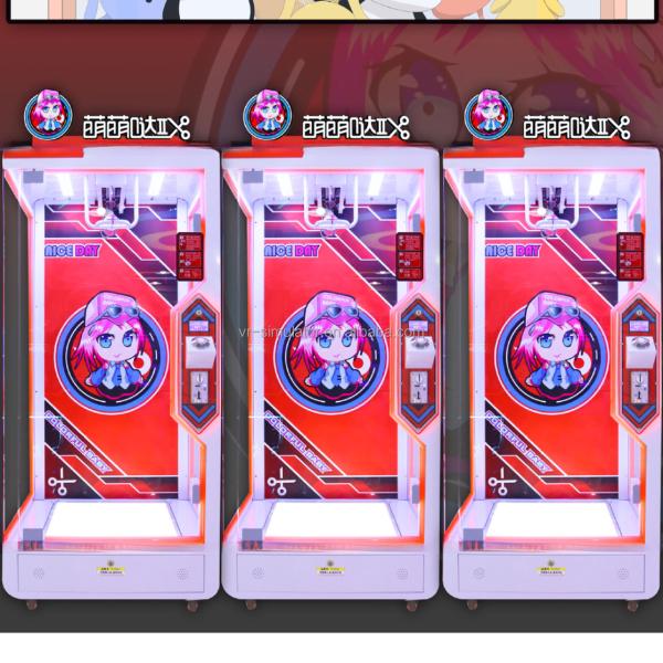 Dreamland cutting doll game machine front view