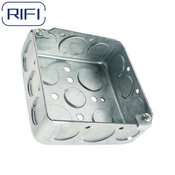 Square/Handy/Octagonal Steel Box With Screw 4"x4",4"x2"Metal Boxes