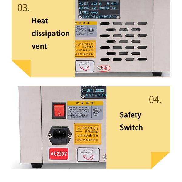 Instant Heating Automatic Vacuum Packing Machine Food Grade DUOQI DZ-260C