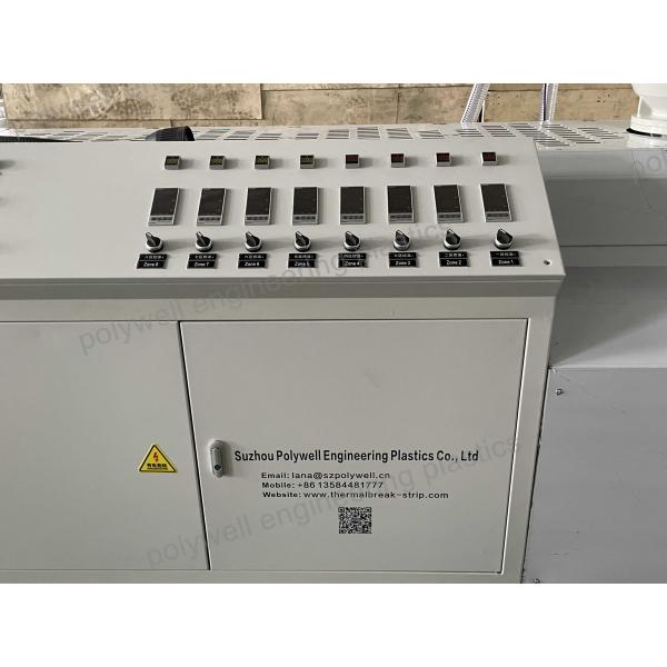 Single Screw Plastic Extruding Mahine Thermal Break Strips Extruder Machine Production Line