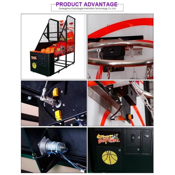 Indoor Commercial Street Basketball Shooting Game Machine Coin Operated