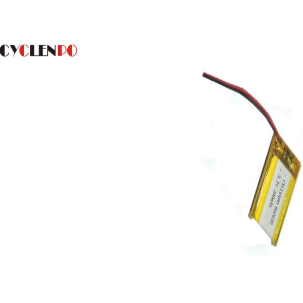 High Voltage Rechargeable Lithium Ion Polymer Battery 602030 Replacement 3.7V 300mah