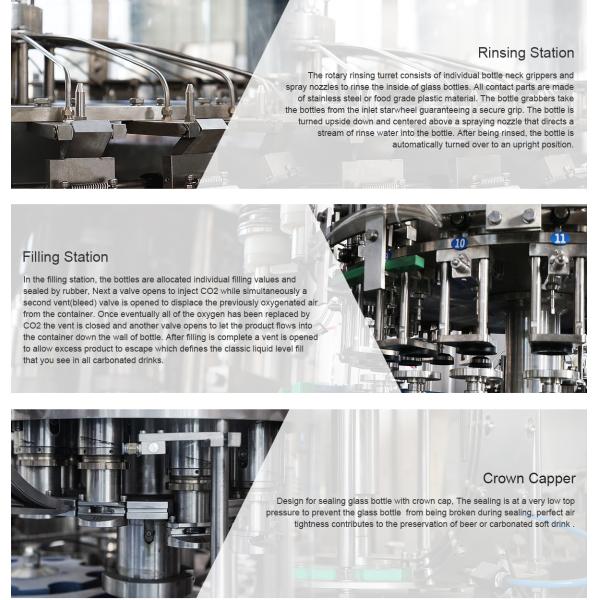 Complete CSD line carbonated soda water filling soft drink machinery 36000BPH bottled carbonated drink filling machine