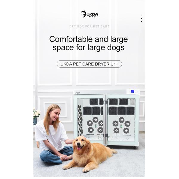 Portable Pet Drying Box 2700W Largr Space , CE Cage Dryer For Dogs