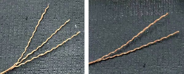 Synthetic-tire-cord-layer